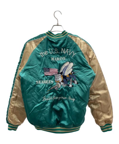 BILLVAN（ビルバン）BILLVAN (ビルバン) リバーシブルジャケット ブルー×グリーン サイズ:Lの古着・服飾アイテム