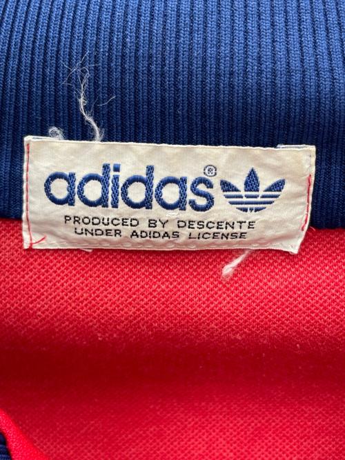 adidas Originals（アディダスオリジナル）adidas originals (アディダスオリジナル) トラックジャケット レッド×ネイビー サイズ:Fの古着・服飾アイテム