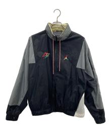NIKE（ナイキ）の古着「ハイブリッドナイロンジャケット」｜ブラック×グレー