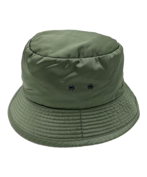 PORTER（ポーター）PORTER (ポーター) BEAMS (ビームス) バケットハット グリーン×オレンジの古着・服飾アイテム