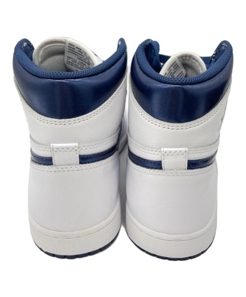 NIKE（ナイキ）NIKE (ナイキ) ハイカットスニーカー ホワイト×ネイビー サイズ:26 未使用品の古着・服飾アイテム
