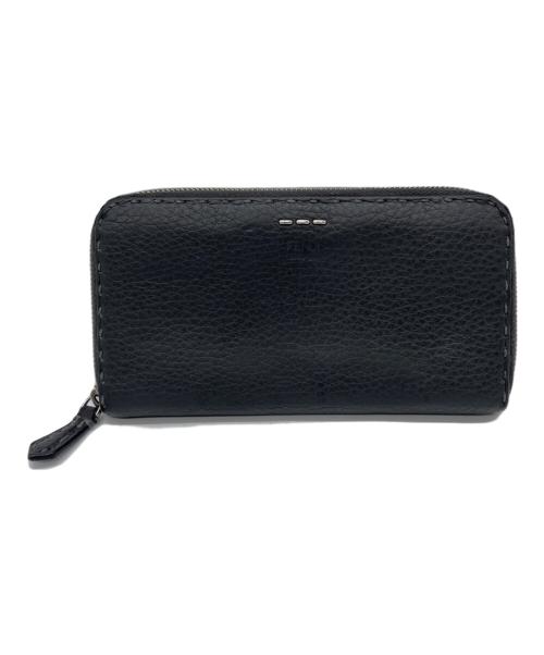 FENDI（フェンディ）FENDI (フェンディ) ラウンドファスナー長財布の古着・服飾アイテム