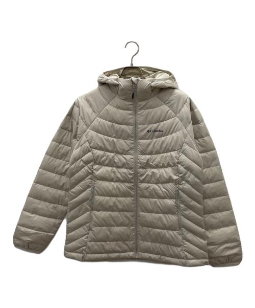 Columbia（コロンビア）Columbia (コロンビア) フーデッドジャケット アイボリー サイズ:Lの古着・服飾アイテム