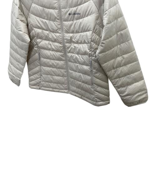 Columbia（コロンビア）Columbia (コロンビア) フーデッドジャケット アイボリー サイズ:Lの古着・服飾アイテム