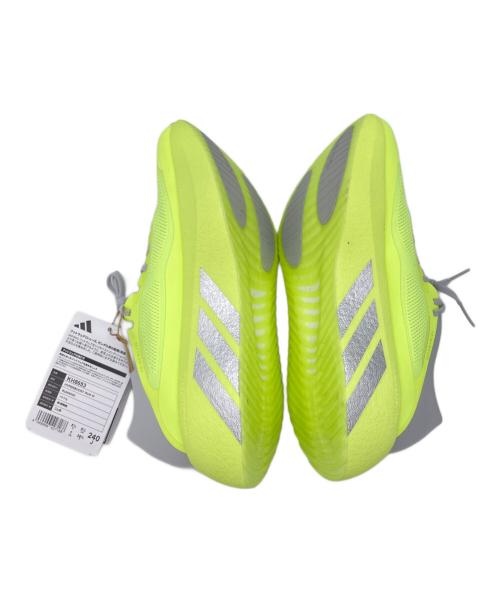 adidas（アディダス）adidas (アディダス) ランニングシューズ グリーン サイズ:24.5 未使用品の古着・服飾アイテム