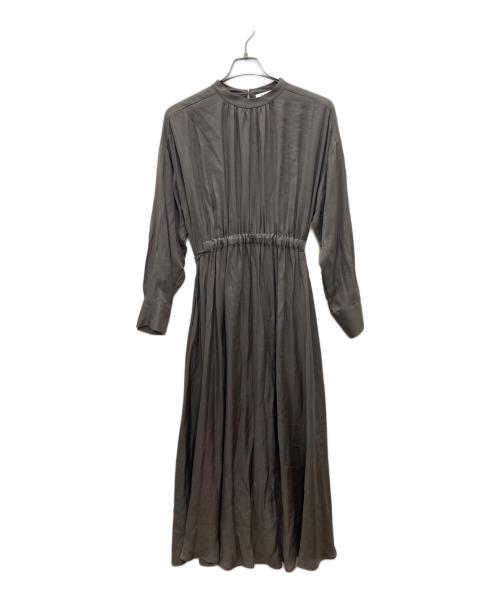 SACRA（サクラ）SACRA (サクラ) 長袖ワンピース カーキ サイズ:38 未使用品の古着・服飾アイテム