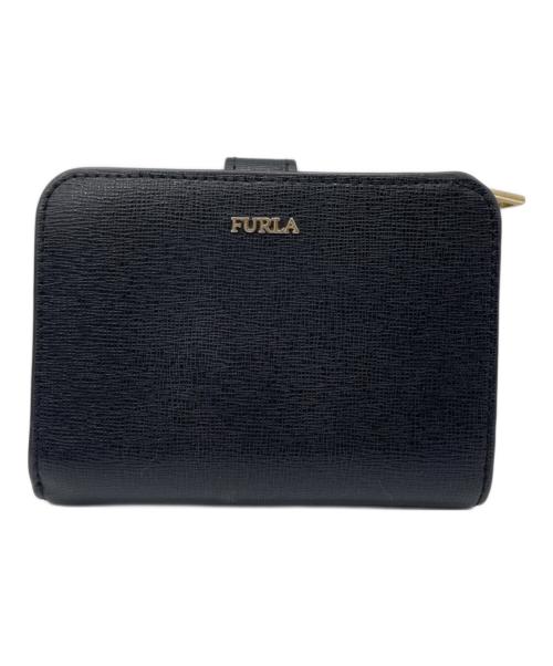 FURLA（フルラ）FURLA (フルラ) 2つ折り財布 ブラックの古着・服飾アイテム