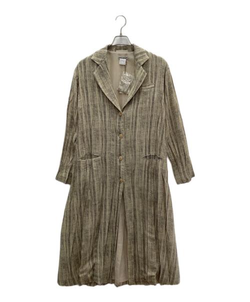 ISSEY MIYAKE（イッセイミヤケ）ISSEY MIYAKE (イッセイミヤケ) ロングコート ベージュ サイズ:2の古着・服飾アイテム