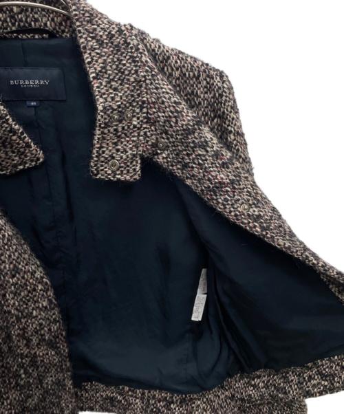BURBERRY LONDON（バーバリーロンドン）BURBERRY LONDON (バーバリーロンドン) ツイードジャケット ピンク サイズ:40の古着・服飾アイテム