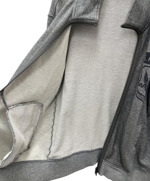AVIREX（アヴィレックス）AVIREX (アヴィレックス) スタンドジップスウェット グレー サイズ:Lの古着・服飾アイテム