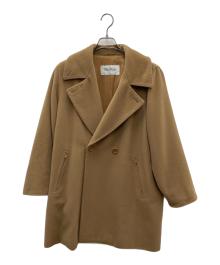 MaxMara（マックスマーラ）の古着「ウールハーフコート」｜ブラウン