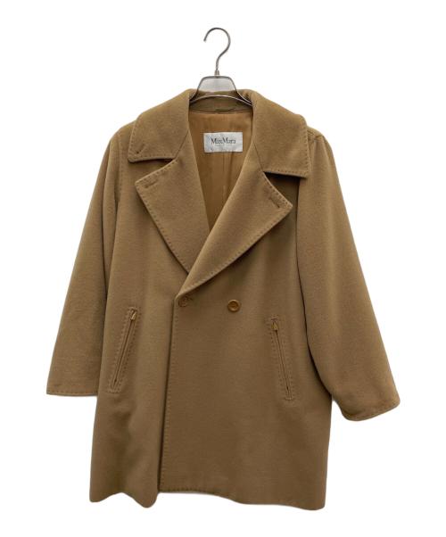 MaxMara（マックスマーラ）MaxMara (マックスマーラ) ウールハーフコート ブラウン サイズ:Mの古着・服飾アイテム