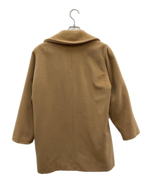 MaxMara（マックスマーラ）MaxMara (マックスマーラ) ウールハーフコート ブラウン サイズ:Mの古着・服飾アイテム