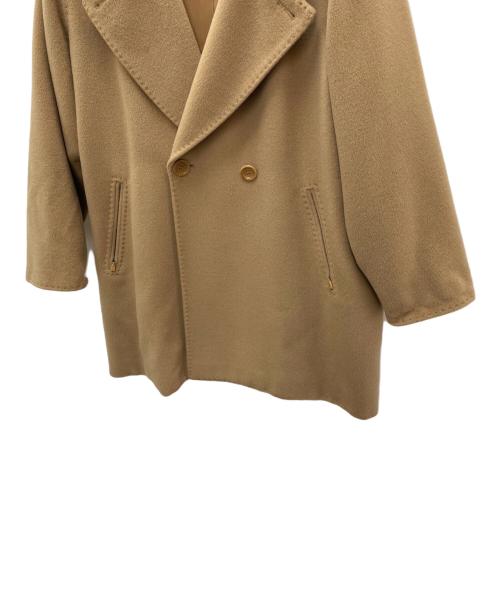 MaxMara（マックスマーラ）MaxMara (マックスマーラ) ウールハーフコート ブラウン サイズ:Mの古着・服飾アイテム