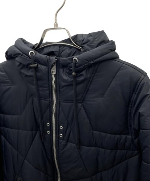 DIESEL（ディーゼル）DIESEL (ディーゼル) 中綿ジャケット ブラック サイズ:Sの古着・服飾アイテム