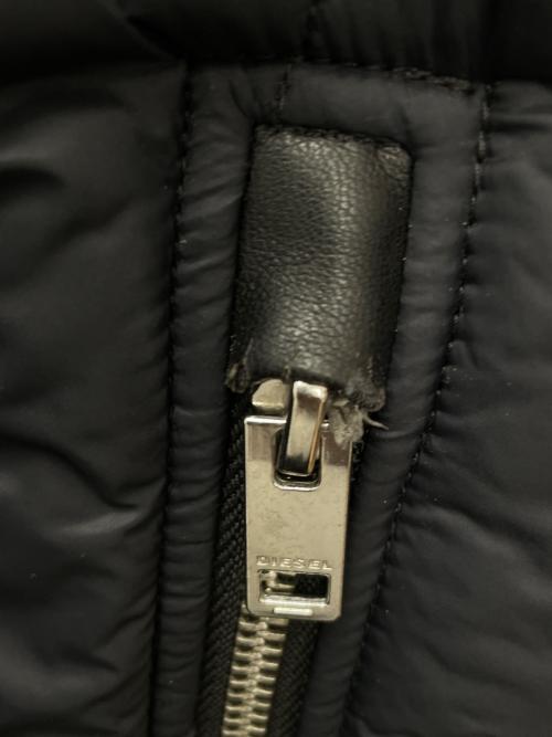 DIESEL（ディーゼル）DIESEL (ディーゼル) 中綿ジャケット ブラック サイズ:Sの古着・服飾アイテム