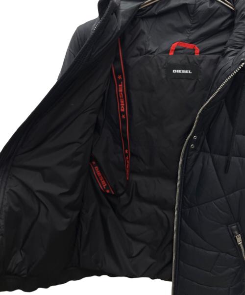 DIESEL（ディーゼル）DIESEL (ディーゼル) 中綿ジャケット ブラック サイズ:Sの古着・服飾アイテム