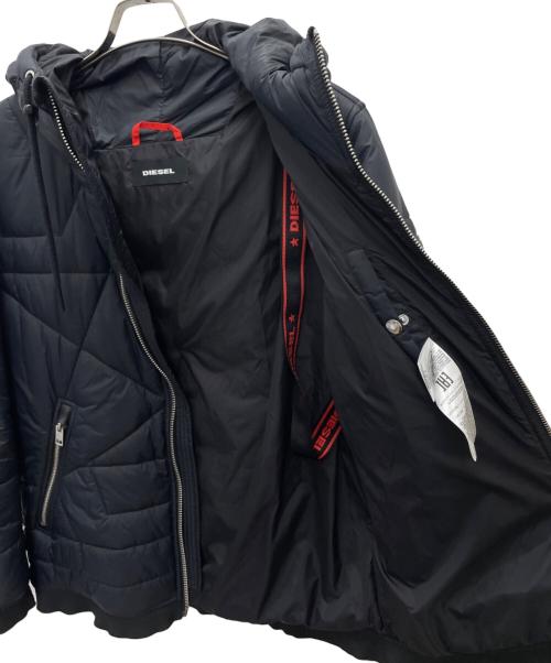DIESEL（ディーゼル）DIESEL (ディーゼル) 中綿ジャケット ブラック サイズ:Sの古着・服飾アイテム