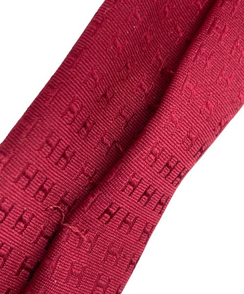HERMES（エルメス）HERMES (エルメス) ネクタイ レッド サイズ:-の古着・服飾アイテム