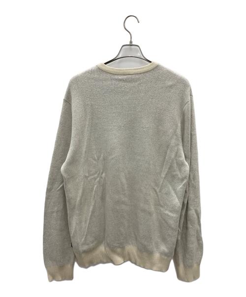 HUF（ハフ）HUF (ハフ) the smashing pumpkins (スマッシングパンプキンズ) 厚手ニット ベージュ サイズ:Lの古着・服飾アイテム