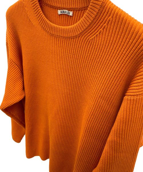AURALEE（オーラリー）AURALEE (オーラリー) 厚手ニット オレンジ サイズ:4の古着・服飾アイテム