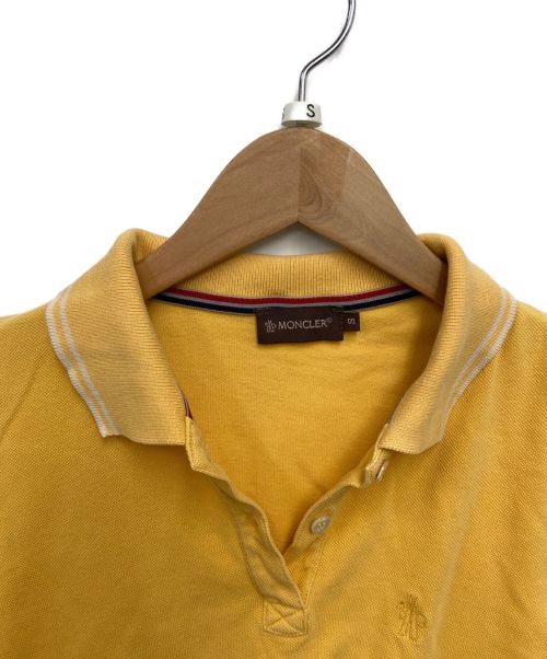 MONCLER（モンクレール）MONCLER (モンクレール) ポロシャツ イエロー サイズ:Sの古着・服飾アイテム
