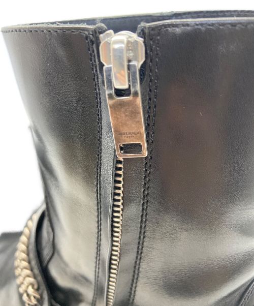 Saint Laurent Paris（サンローランパリ）Saint Laurent Paris (サンローランパリ) サイドジップブーツ ブラック サイズ:41　1/2の古着・服飾アイテム