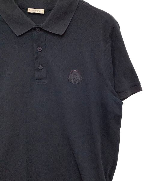 MONCLER（モンクレール）MONCLER (モンクレール) ポロシャツ ネイビー サイズ:Ｓの古着・服飾アイテム