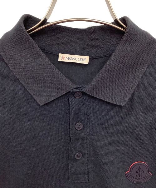 MONCLER（モンクレール）MONCLER (モンクレール) ポロシャツ ネイビー サイズ:Ｓの古着・服飾アイテム