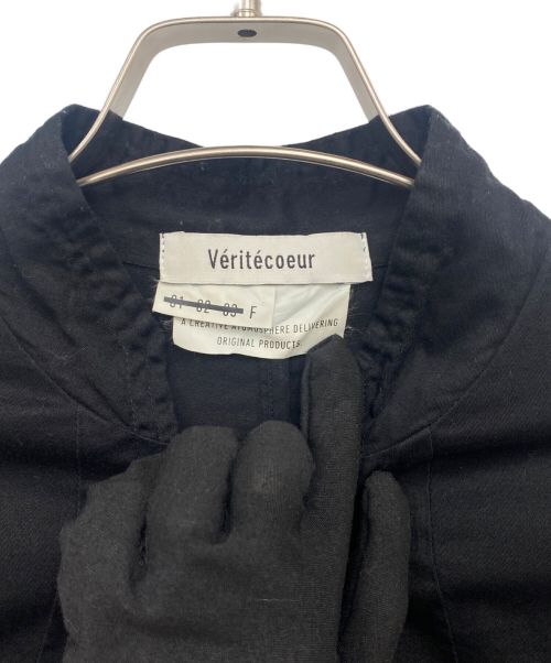 Veritecoeur（ヴェリテクール）Veritecoeur (ヴェリテクール) アローコート ブラック サイズ:FREEの古着・服飾アイテム