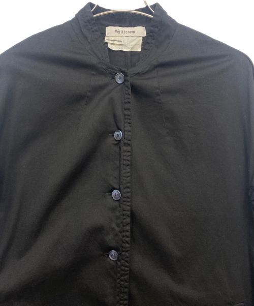 Veritecoeur（ヴェリテクール）Veritecoeur (ヴェリテクール) アローコート ブラック サイズ:FREEの古着・服飾アイテム
