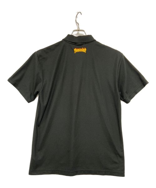 WIND AND SEA×THRASHER（ウィンダンシー×スラッシャー）WIND AND SEA×THRASHER (ウィンダンシー×スラッシャー) ポロシャツ ブラック サイズ:Sの古着・服飾アイテム