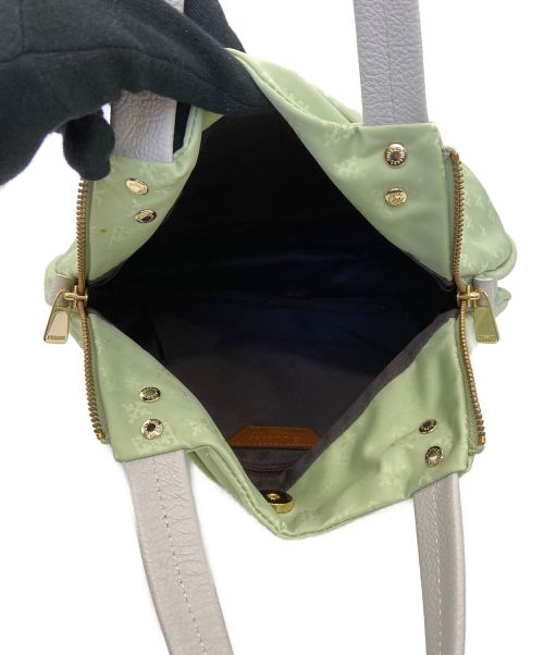 russet（ラシット）russet (ラシット) ハンドバッグ ライトグリーンの古着・服飾アイテム