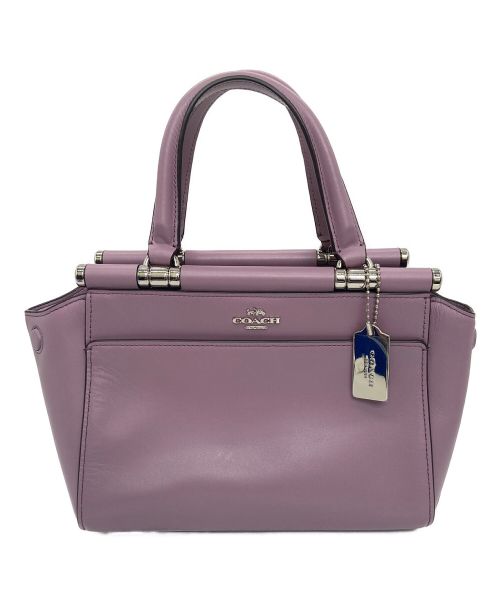 COACH（コーチ）COACH (コーチ) ハンドバッグ ラベンダーの古着・服飾アイテム