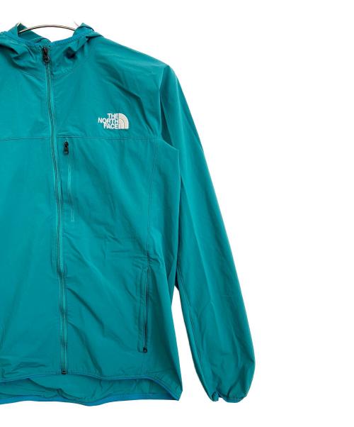 THE NORTH FACE（ザ ノース フェイス）THE NORTH FACE (ザ ノース フェイス) ソフトシェルフーディ グリーン サイズ:Mの古着・服飾アイテム