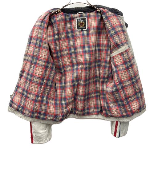 Schott（ショット）Schott (ショット) シングルライダースジャケット ホワイト サイズ:Ｓの古着・服飾アイテム