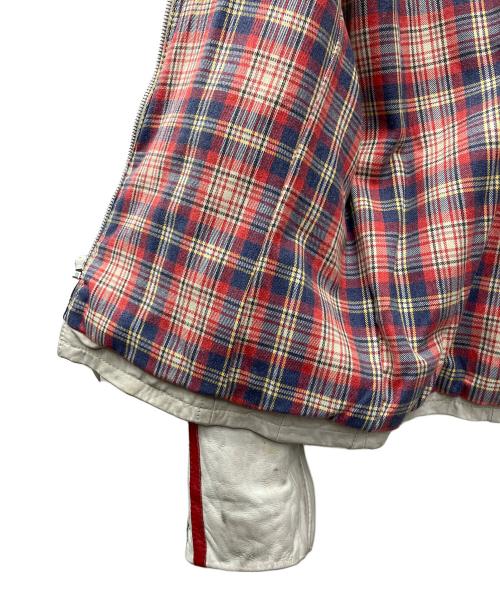 Schott（ショット）Schott (ショット) シングルライダースジャケット ホワイト サイズ:Ｓの古着・服飾アイテム