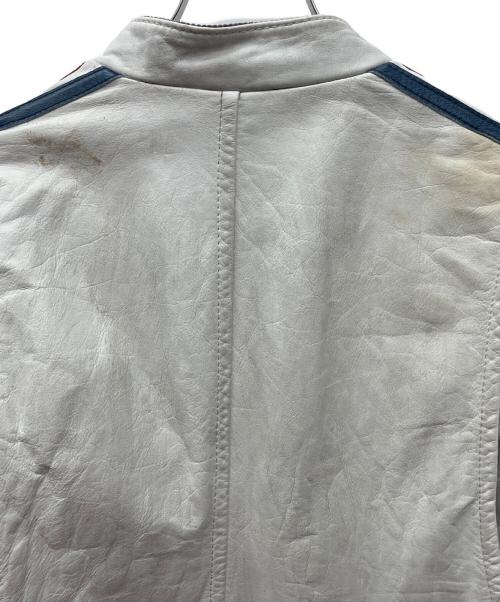 Schott（ショット）Schott (ショット) シングルライダースジャケット ホワイト サイズ:Ｓの古着・服飾アイテム