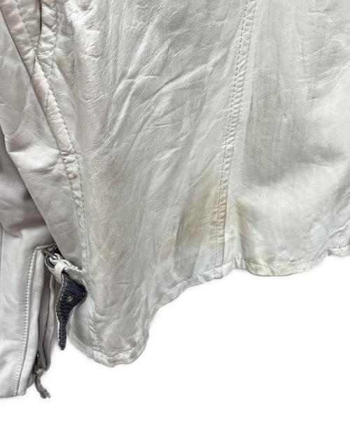 Schott（ショット）Schott (ショット) シングルライダースジャケット ホワイト サイズ:Ｓの古着・服飾アイテム