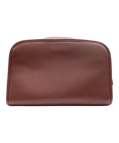 Cartier（カルティエ）Cartier (カルティエ) ハンドポーチ ボルドーの古着・服飾アイテム