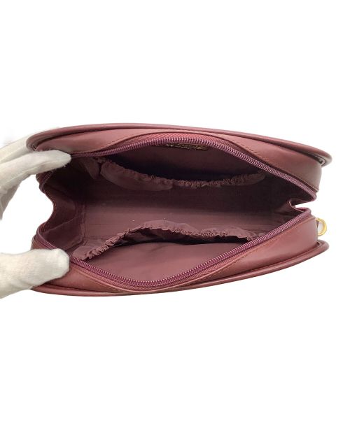 Cartier（カルティエ）Cartier (カルティエ) ハンドポーチ ボルドーの古着・服飾アイテム