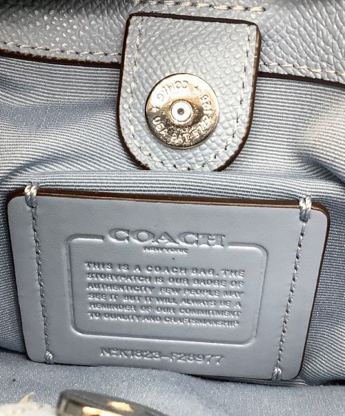 COACH（コーチ）COACH (コーチ) 2WAYショルダーバッグ スカイブルーの古着・服飾アイテム