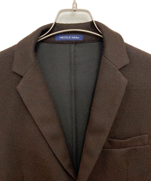 NICOLE（ニコル）NICOLE (ニコル) セットアップ ブラウン サイズ:L 未使用品の古着・服飾アイテム