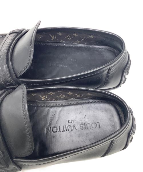 LOUIS VUITTON（ルイ ヴィトン）LOUIS VUITTON (ルイ ヴィトン) ローファー ブラック サイズ:UK5の古着・服飾アイテム