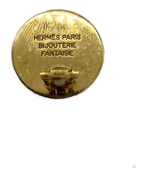 HERMES（エルメス）HERMES (エルメス) コインイヤリング ゴールドの古着・服飾アイテム
