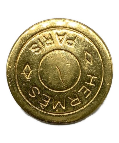 HERMES（エルメス）HERMES (エルメス) コインイヤリング ゴールドの古着・服飾アイテム