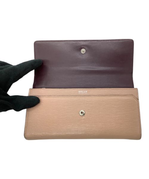 BALLY（バリー）BALLY (バリー) 長財布 ベージュの古着・服飾アイテム