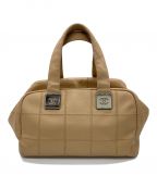 CHANELシャネル）の古着「ミニボストンバッグ」｜ベージュ