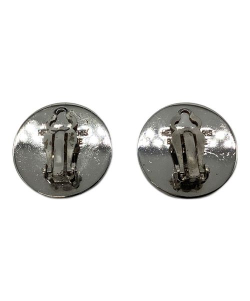 HERMES（エルメス）HERMES (エルメス) コインイヤリング シルバーカラーの古着・服飾アイテム