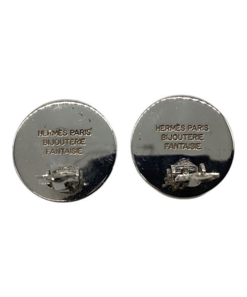 HERMES（エルメス）HERMES (エルメス) コインイヤリング シルバーカラーの古着・服飾アイテム